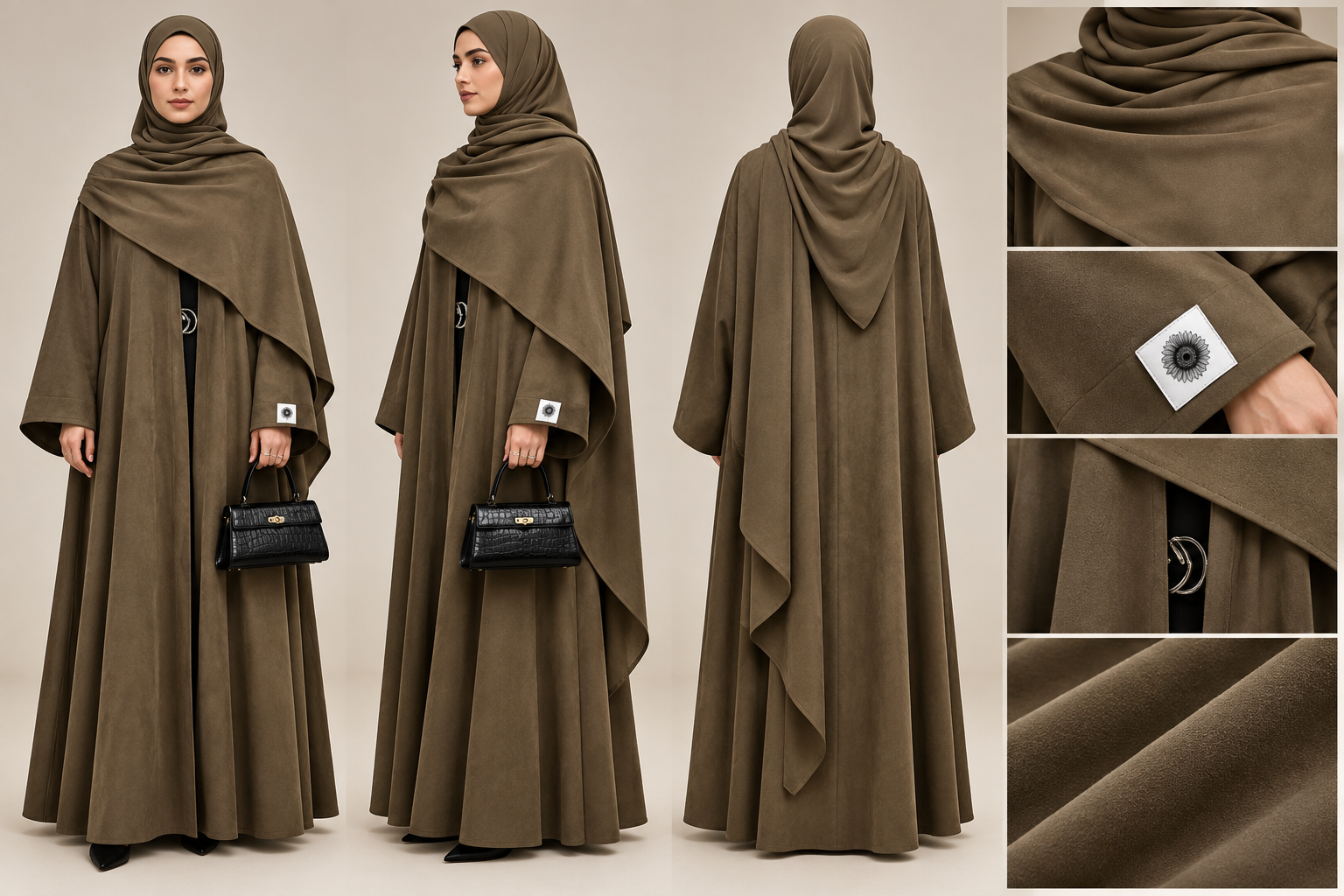 Olive shade abaya